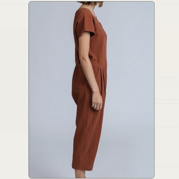 Allison Wonderland / Pillar Goa Jumpsuit (Black) - Picture 5 of 9